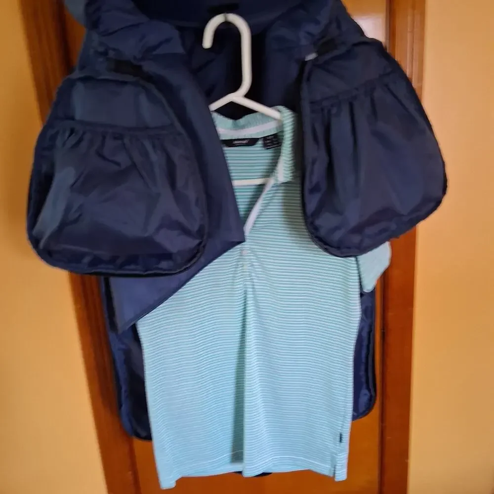 Halfday Travel Duffel Garment Bag 45L Travel Bag Marine Blue Navy W/Strap